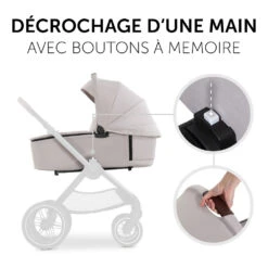HAUCK Pack Poussette Duo 2 En 1 Walk N Care Beige 20 HAUCK Pack Poussette Duo 2 En 1 Walk N Care Beige -Allobébé ha041265461 9