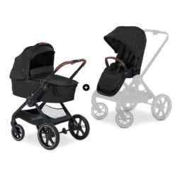 HAUCK Pack Poussette Duo 2 En 1 Walk N Care Air Black