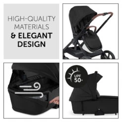 HAUCK Pack Poussette Duo 2 En 1 Walk N Care Air Black 15 HAUCK Pack Poussette Duo 2 En 1 Walk N Care Air Black -Allobébé ha041265478 6