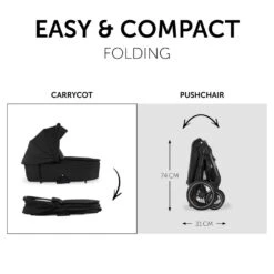 HAUCK Pack Poussette Duo 2 En 1 Walk N Care Air Black 17 HAUCK Pack Poussette Duo 2 En 1 Walk N Care Air Black -Allobébé ha041265478 8