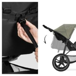 HAUCK Poussette Runner 2 Mickey Mouse Olive 13 HAUCK Poussette Runner 2 Mickey Mouse Olive -Allobébé ha041574217 3