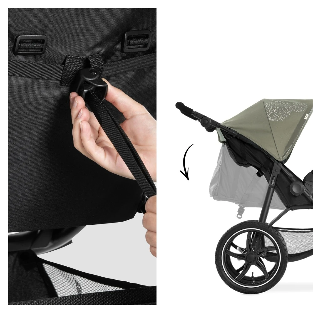 HAUCK Poussette Runner 2 Mickey Mouse Olive 4 HAUCK Poussette Runner 2 Mickey Mouse Olive – Image 4