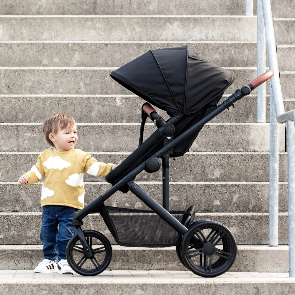 HAUCK Poussette Pacific 3 En 1 Shop N Drive Caviar 2 HAUCK Poussette Pacific 3 En 1 Shop N Drive Caviar – Image 2