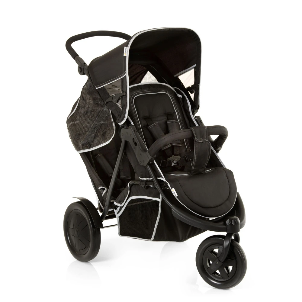 HAUCK Poussette Double Freerider Sh12 Black 1 HAUCK Poussette Double Freerider Sh12 Black