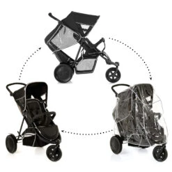HAUCK Poussette Double Freerider Sh12 Black 16 HAUCK Poussette Double Freerider Sh12 Black -Allobébé ha042013040 6