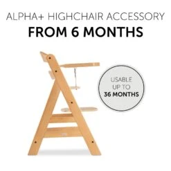HAUCK Tablette Pour Chaise Haute Alpha Bois Naturel 10 HAUCK Tablette Pour Chaise Haute Alpha Bois Naturel -Allobébé ha058050496 3