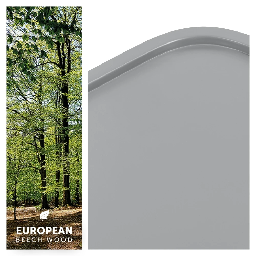 HAUCK Tablette Pour Chaise Haute Alpha Bois Gris 3 HAUCK Tablette Pour Chaise Haute Alpha Bois Gris – Image 3