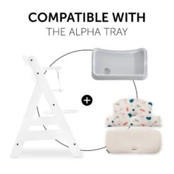 HAUCK Coussin De Chaise Haute Select Jersey Organic -Allobébé ha058467484 7