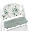HAUCK Coussin De Chaise Haute Select Jersey Leaves Mint