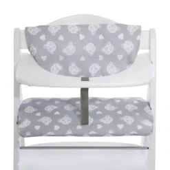 HAUCK Coussin De Chaise Haute Deluxe Teddy Grey