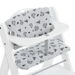HAUCK Coussin De Chaise Haute Deluxe Nordic Grey -Allobébé ha058467675 5