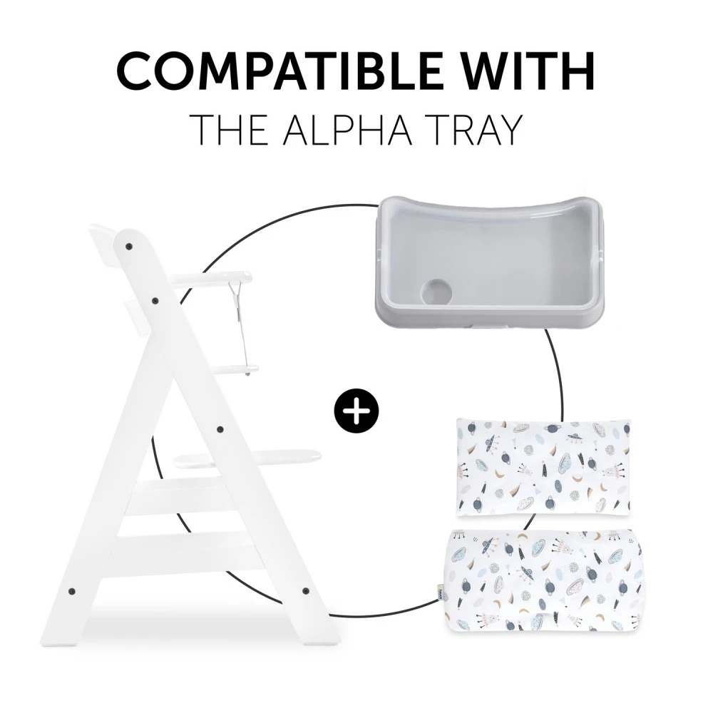 HAUCK Coussin De Chaise Haute Deluxe Space 3 HAUCK Coussin De Chaise Haute Deluxe Space – Image 3