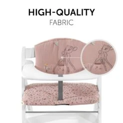 HAUCK Coussin De Chaise Haute Select Bambi Rose 11 HAUCK Coussin De Chaise Haute Select Bambi Rose -Allobébé ha058467767 2