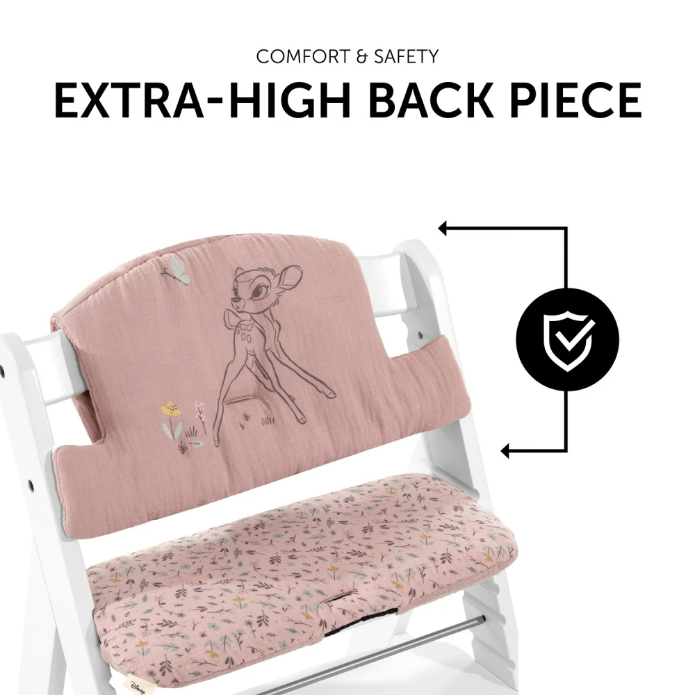 HAUCK Coussin De Chaise Haute Select Bambi Rose 4 HAUCK Coussin De Chaise Haute Select Bambi Rose – Image 4