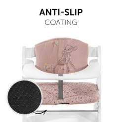 HAUCK Coussin De Chaise Haute Select Bambi Rose 13 HAUCK Coussin De Chaise Haute Select Bambi Rose -Allobébé ha058467767 4