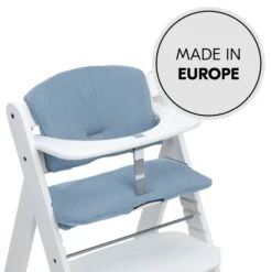 HAUCK Coussin D'assise Pour Chaise Haute Alpha+ Dusty Blue -Allobébé ha058469006 3