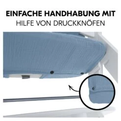 HAUCK Coussin D'assise Pour Chaise Haute Alpha+ Dusty Blue -Allobébé ha058469006 8