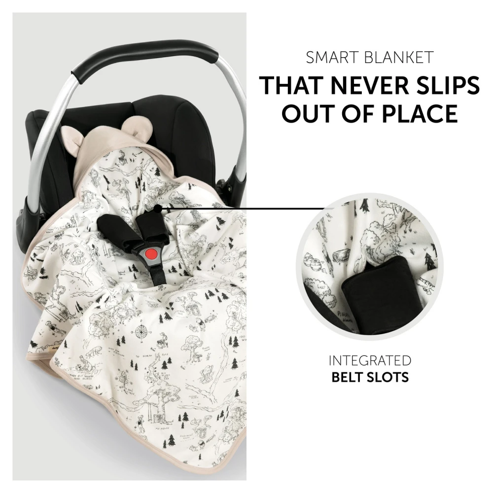 HAUCK Couverture Cosy Snuggle N Dream Winnie The Pooh Beige 2 HAUCK Couverture Cosy Snuggle N Dream Winnie The Pooh Beige – Image 2