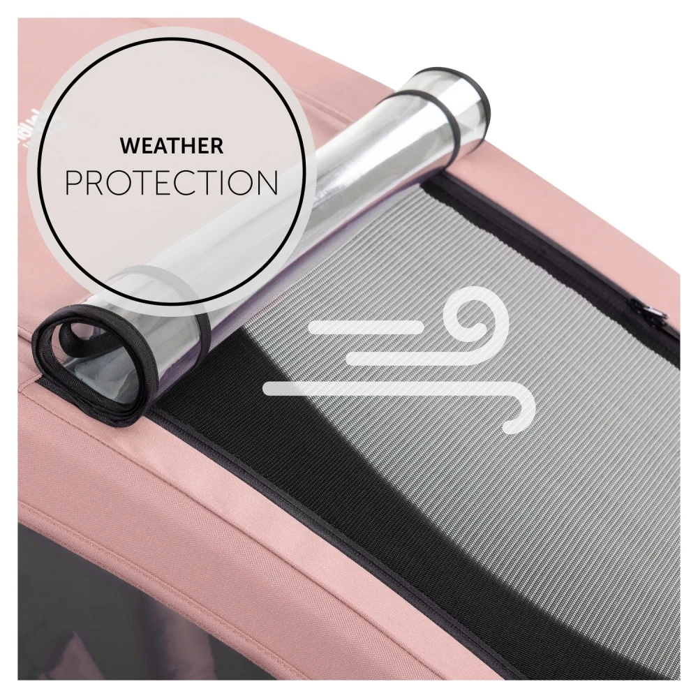 HAUCK Remorque Pour Vélo Dryk Duo Rose 11 HAUCK Remorque Pour Vélo Dryk Duo Rose – Image 11