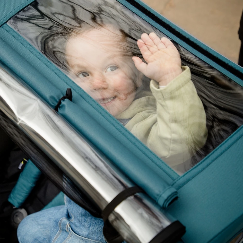 HAUCK Remorque Pour Vélo Dryk Duo Rose 15 HAUCK Remorque Pour Vélo Dryk Duo Rose – Image 15