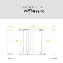 HAUCK Barrière De Sécurité Open N Stop White 12 HAUCK Barrière De Sécurité Open N Stop White -Allobébé ha071297026 4