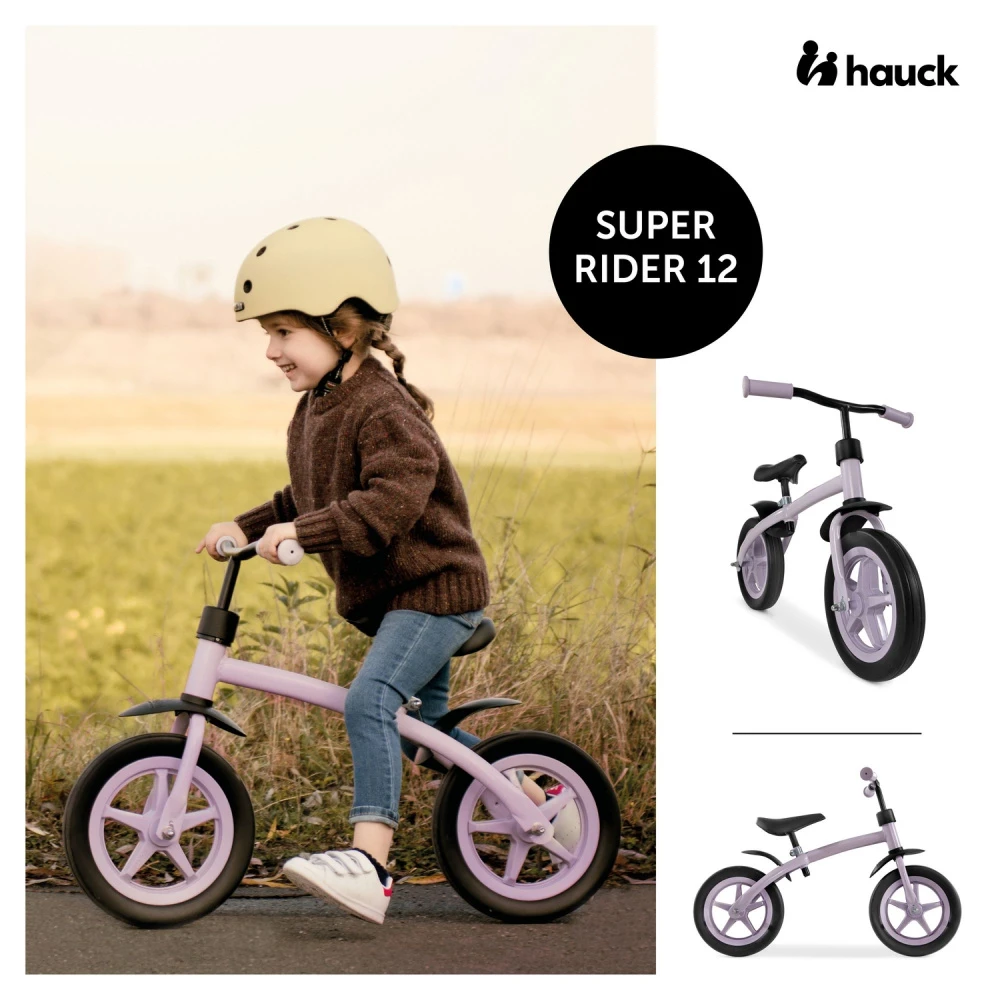 HAUCK Draisienne Super Rider 12 Lavender 2 HAUCK Draisienne Super Rider 12 Lavender – Image 2