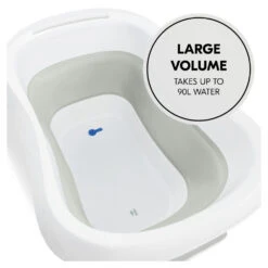 HAUCK Baignoire Pliable Wash N Fold L White Sage 8 HAUCK Baignoire Pliable Wash N Fold L White Sage -Allobébé ha092427034 2
