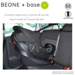 Siège Auto Coque Beone + Base Luxe Gris - Groupe 0+ 9 Siège Auto Coque Beone + Base Luxe Gris - Groupe 0+ -Allobébé ia031171891 2