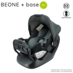 Siège Auto Coque Beone + Base Luxe Gris - Groupe 0+ 12 Siège Auto Coque Beone + Base Luxe Gris - Groupe 0+ -Allobébé ia031171891 5