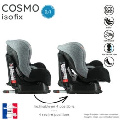 Siège Auto Cosmo Isofix Luxe Rouge - Groupe 0/1 12 Siège Auto Cosmo Isofix Luxe Rouge - Groupe 0/1 -Allobébé ia031171983 5