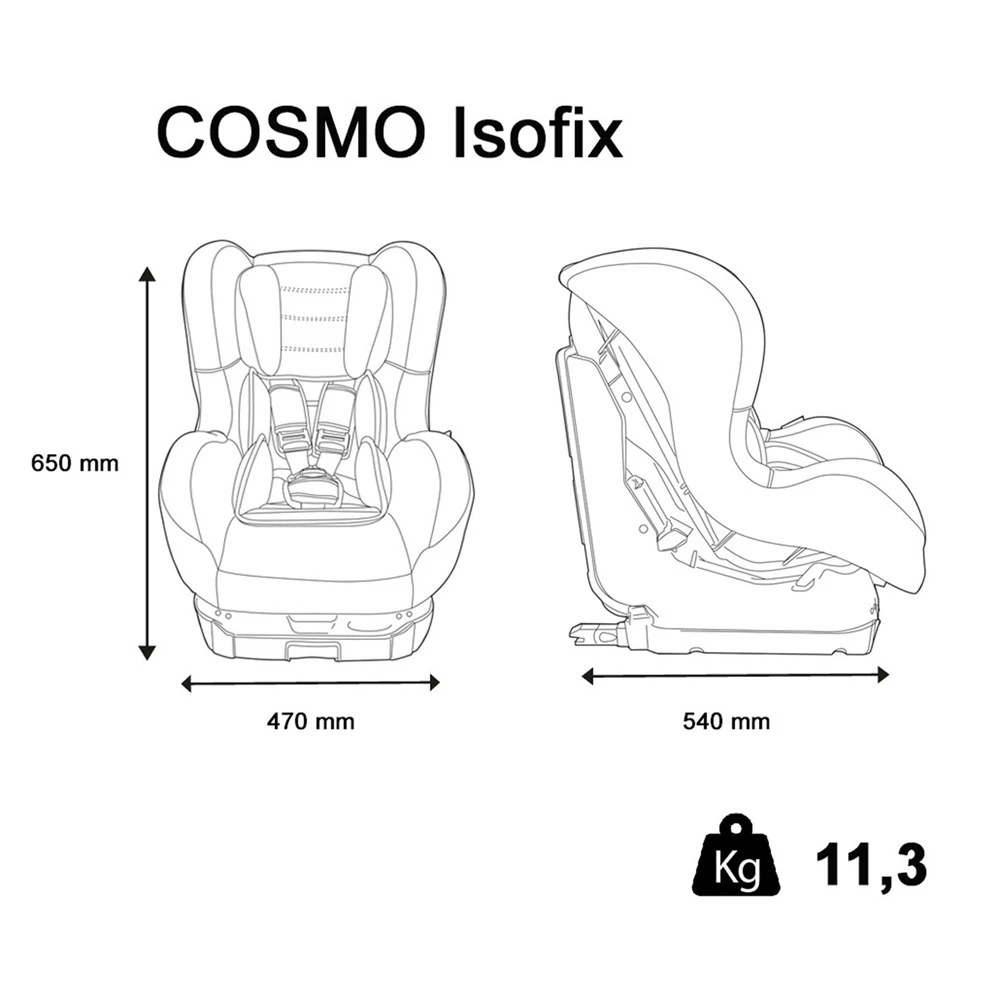Siège Auto Cosmo Isofix Luxe Rouge - Groupe 0/1 7 Siège Auto Cosmo Isofix Luxe Rouge - Groupe 0/1 – Image 7