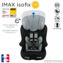 Siège Auto Imax Isofix Luxe Rouge - Groupe 1/2/3 11 Siège Auto Imax Isofix Luxe Rouge - Groupe 1/2/3 -Allobébé ia032552616 4