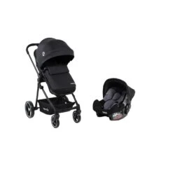 Pack Trio Poussette Giulia Noire