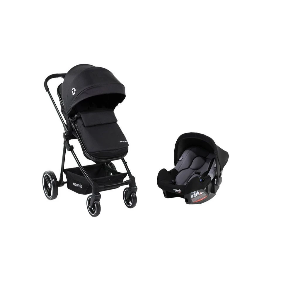 Pack Trio Poussette Giulia Noire 1 Pack Trio Poussette Giulia Noire