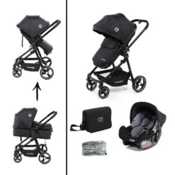 Pack Trio Poussette Giulia Noire 22 Pack Trio Poussette Giulia Noire -Allobébé ia041410651 10