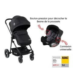 Pack Trio Poussette Giulia Noire 23 Pack Trio Poussette Giulia Noire -Allobébé ia041410651 11