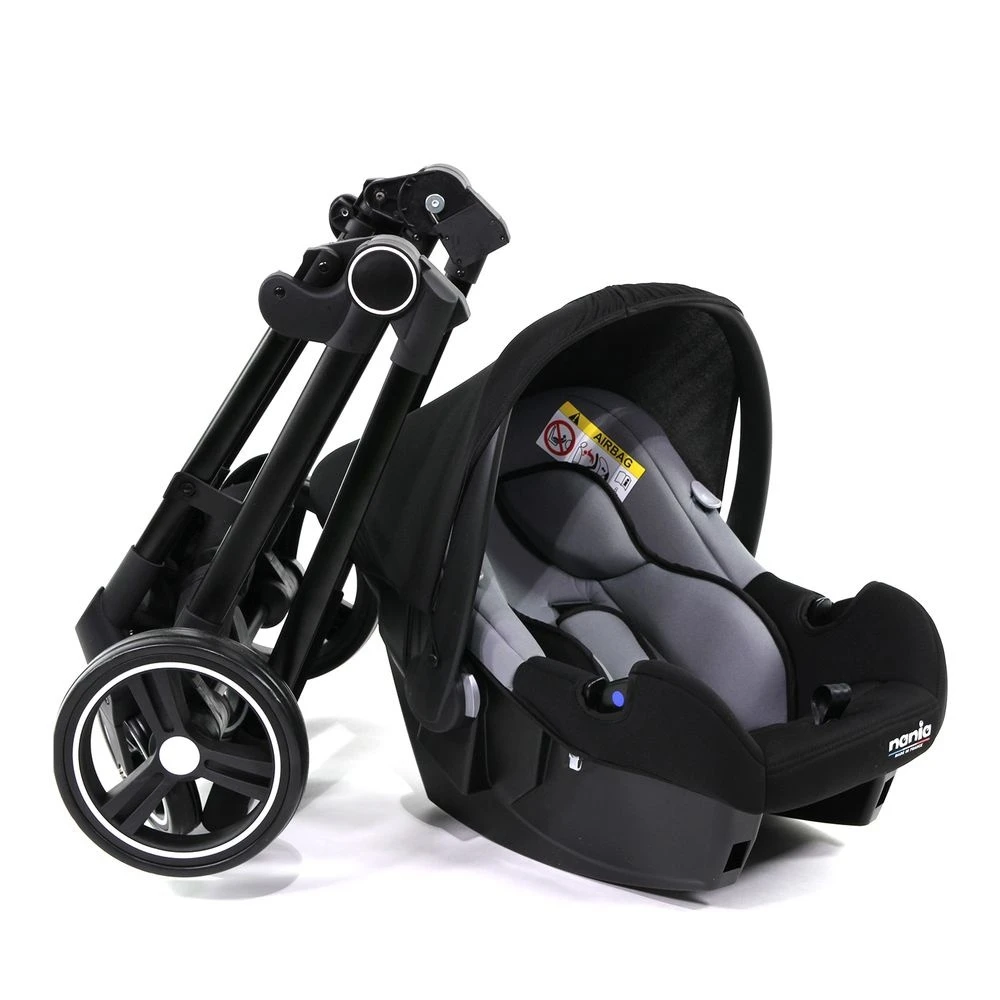 Pack Trio Poussette Giulia Noire 8 Pack Trio Poussette Giulia Noire – Image 8