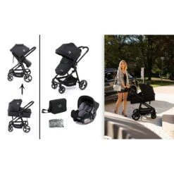 Pack Trio Poussette Giulia Noire 20 Pack Trio Poussette Giulia Noire -Allobébé ia041410651 8