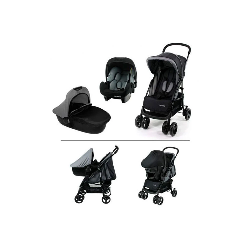 Poussette Combinée 3en1 Texas + Siège Auto Beone + Nacelle Flora 2 Poussette Combinée 3en1 Texas + Siège Auto Beone + Nacelle Flora – Image 2