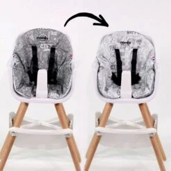 Chaise Haute évolutive Paulette Typo 7 Chaise Haute évolutive Paulette Typo -Allobébé ia058009624 2