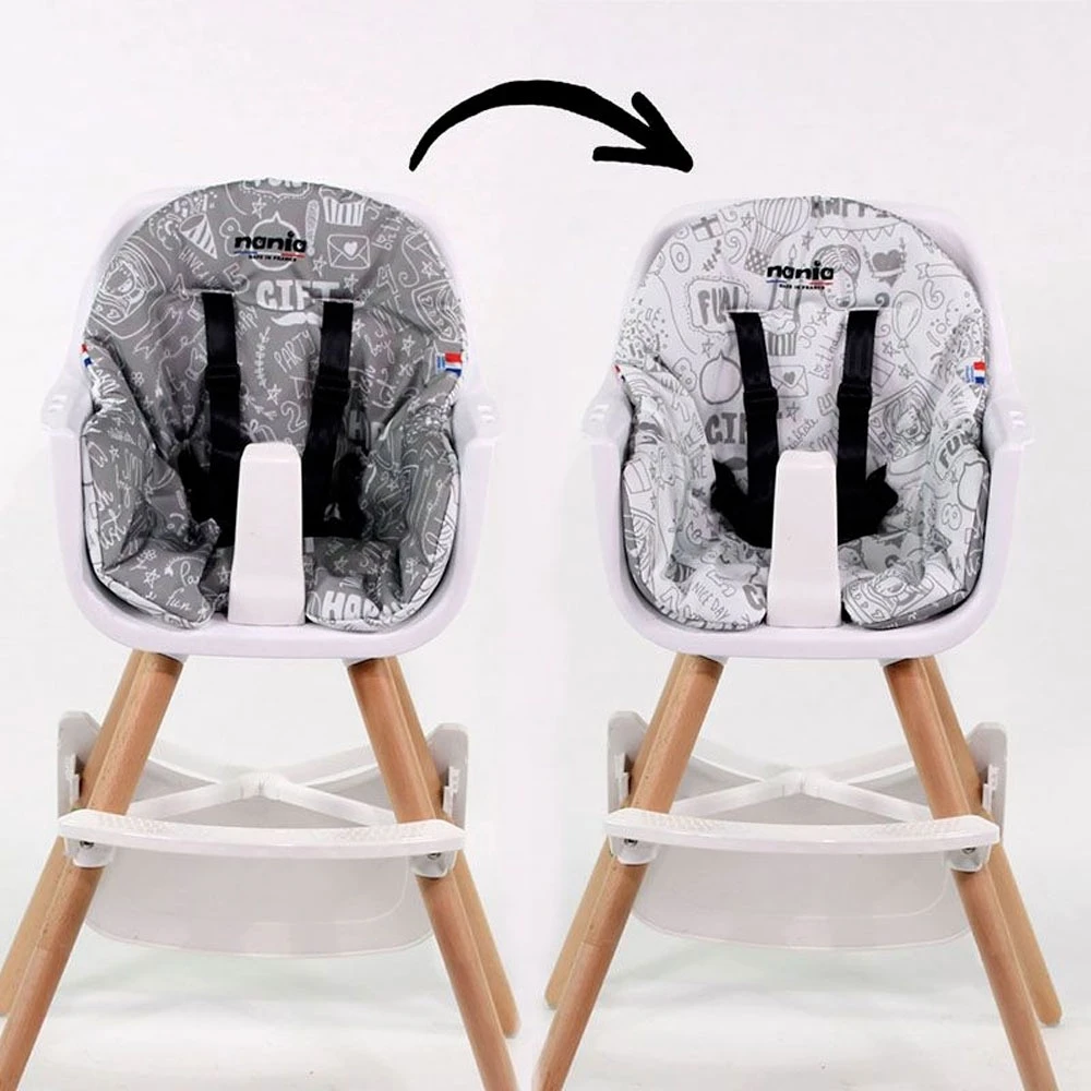 Chaise Haute évolutive Paulette Typo 3 Chaise Haute évolutive Paulette Typo – Image 3