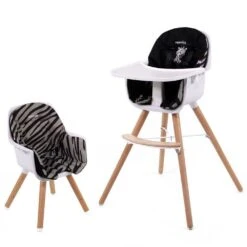 Chaise Haute évolutive Paulette Zèbre
