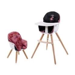 Chaise Haute évolutive Paulette Flamingo