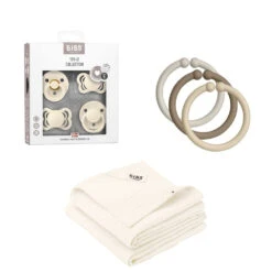 BIBS Coffret Cadeau De Naissance Ivory