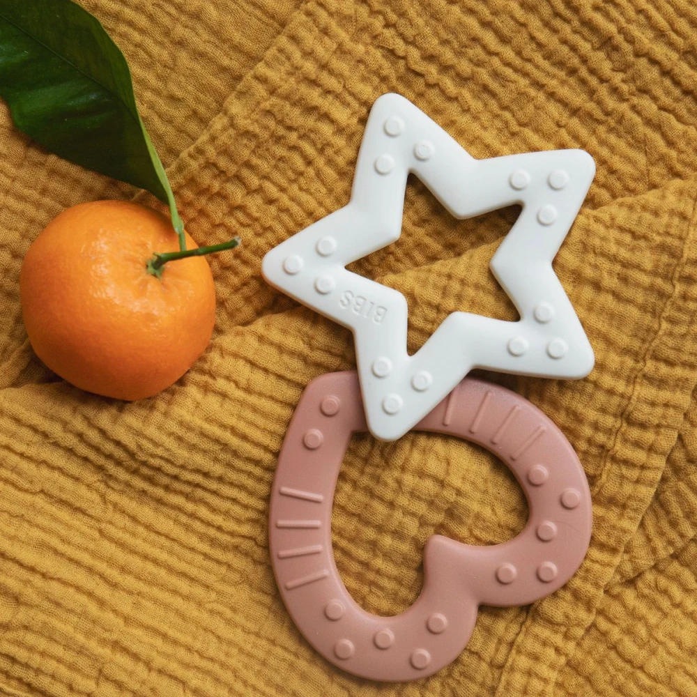 BIBS Anneau De Dentition Coeur Sage 4 BIBS Anneau De Dentition Coeur Sage – Image 4