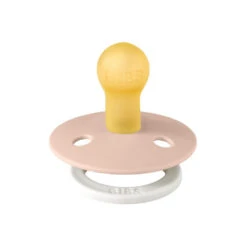 BIBS Pack De 2 Sucettes Colour Caoutchouc Phosphorescente 0-6 Mois Blush Et Vanilla -Allobébé ib061210015 2