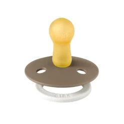 BIBS Pack De 2 Sucettes Colour Caoutchouc 6 Mois+ Vanilla Et Dark Oak -Allobébé ib061220021 2