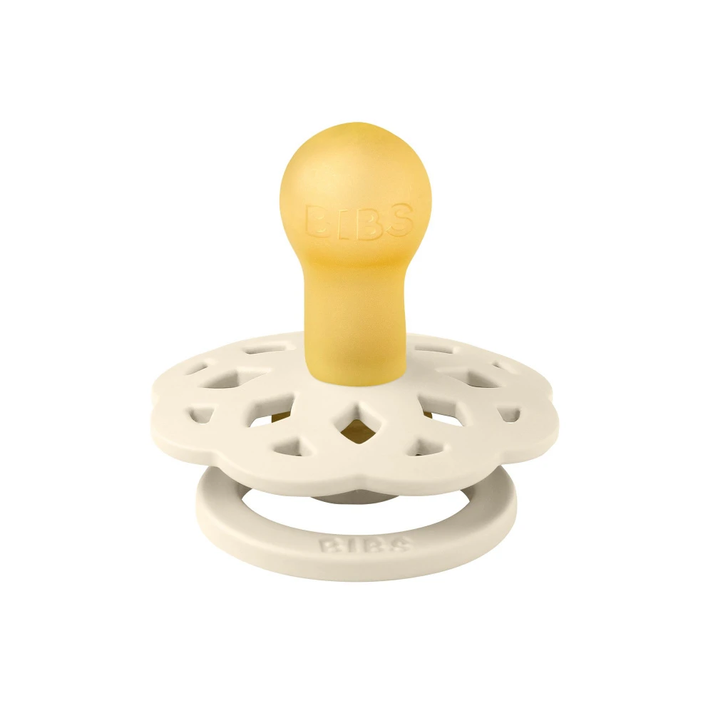 BIBS Pack De 2 Sucettes Bohème Caoutchouc 0-6 Mois Ivory Et Blossom 3 BIBS Pack De 2 Sucettes Bohème Caoutchouc 0-6 Mois Ivory Et Blossom – Image 3