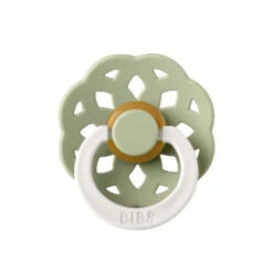 BIBS Pack De 2 Sucettes Bohème Caoutchouc Phosphorescente 6 Mois+ Sage Et Cloud -Allobébé ib061231737 3