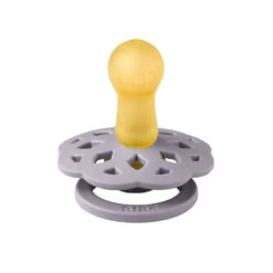 BIBS Pack De 2 Sucettes Bohème Caoutchouc 6 Mois+ Fossil Grey Et Mauve -Allobébé ib061236701 4